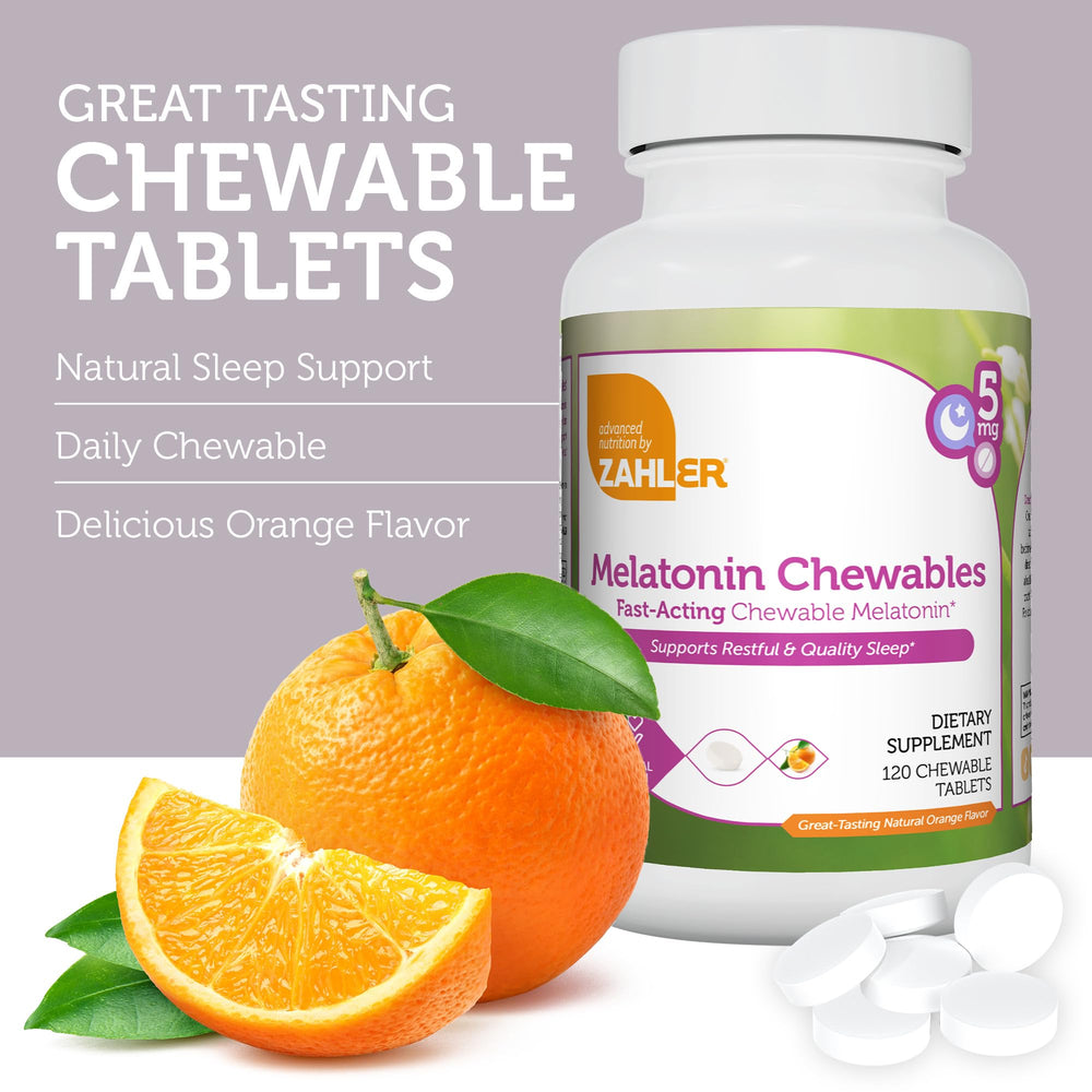 Made in USA Zahler Melatonin bottle