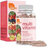 Bottle of Zahler Multivitamin Beauty + Skin, Hair & Nails Support 60 capsules