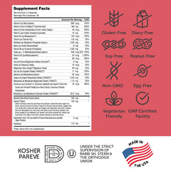 Whole food fruit & veggie blend in Zahler Multivitamin