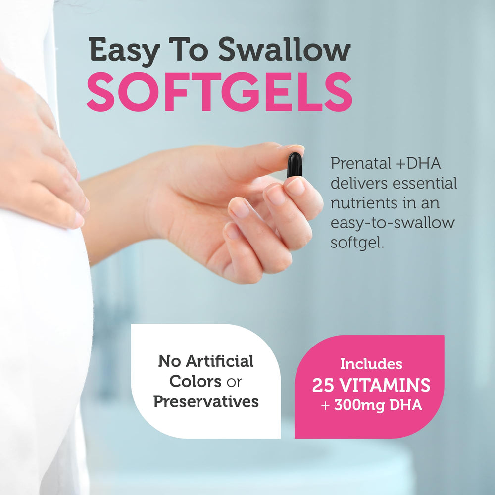 Zahler Prenatal DHA gluten-free and dairy-free label
