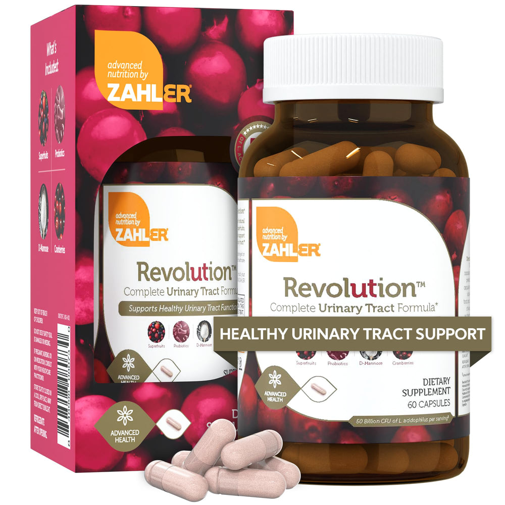 Zahler RevolUTion UTI formula bottle with capsules