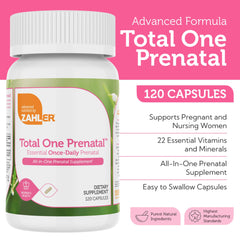 Single Zahler Total One Prenatal vitamin capsule