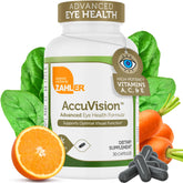 Front view of Zahler AccuVision bottle with 30 capsules
