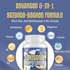 Close-up of Zaigon Benfotiamine liposomal capsules