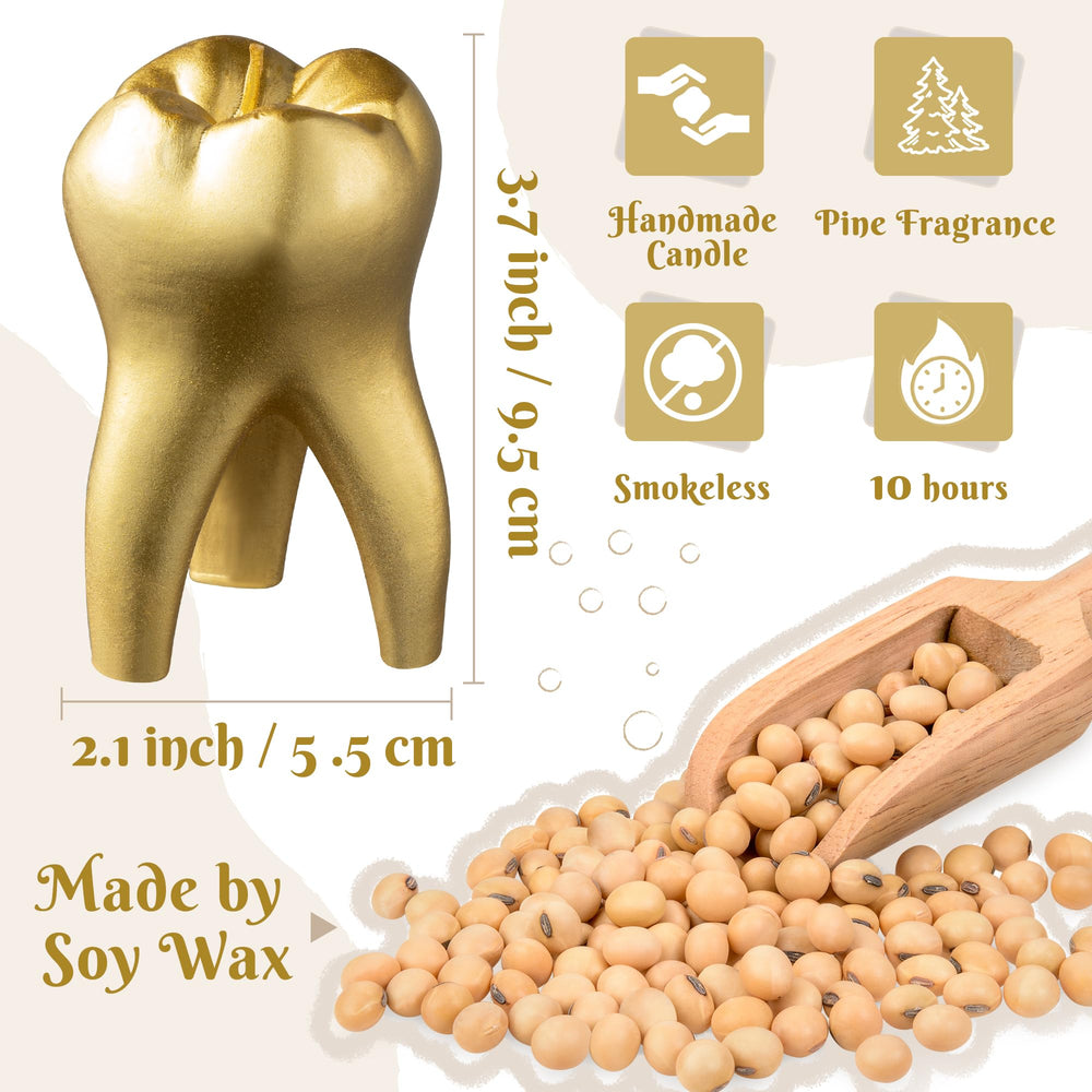 Natural soy wax candle without paraffin