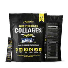 Zammex Premium Collagen Peptides Powder Travel Packets Type I and III