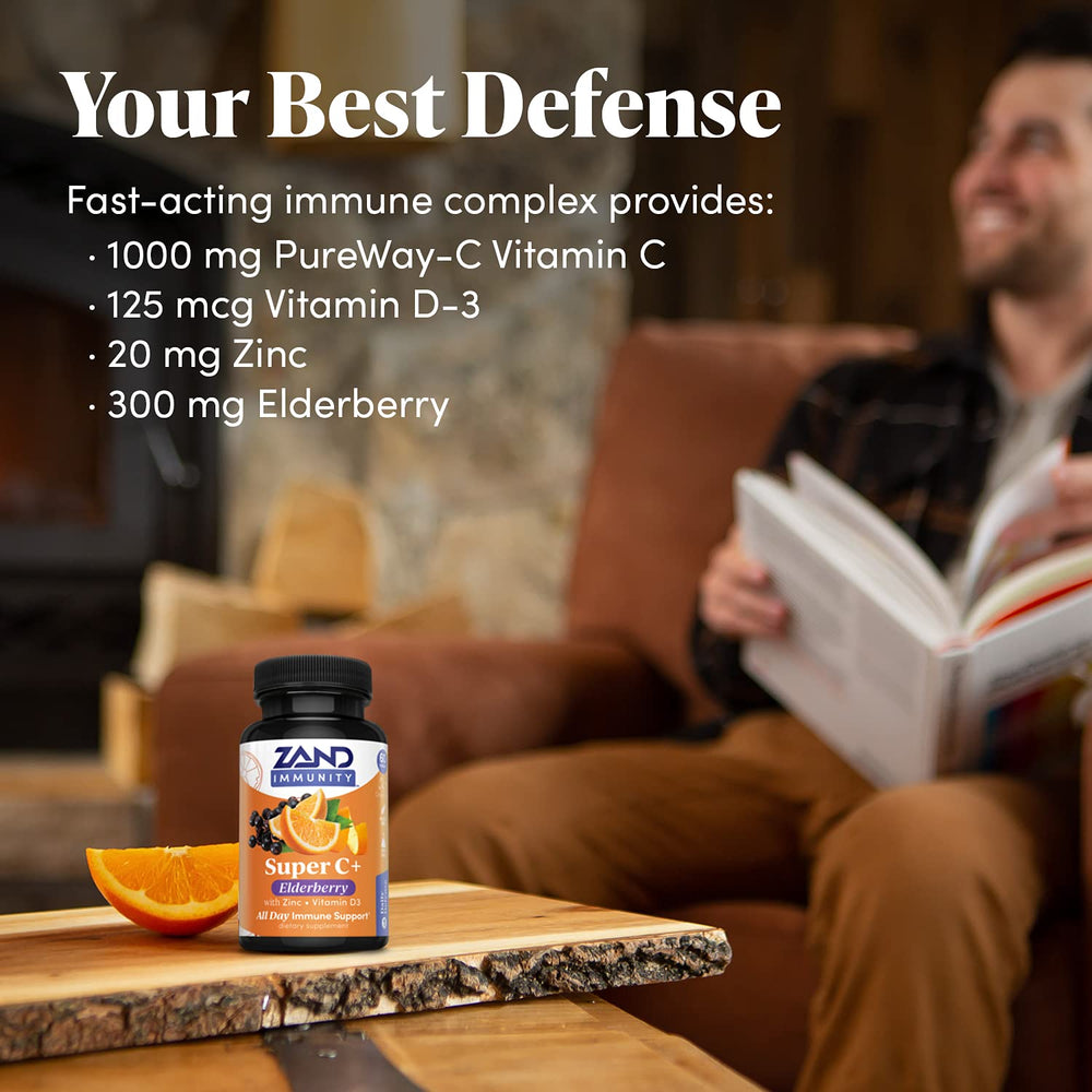 Elderberry 300 mg component on packaging