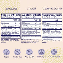 Front view of ZAND Immunity Variety 3 Pack Menthol Zinc lozenges