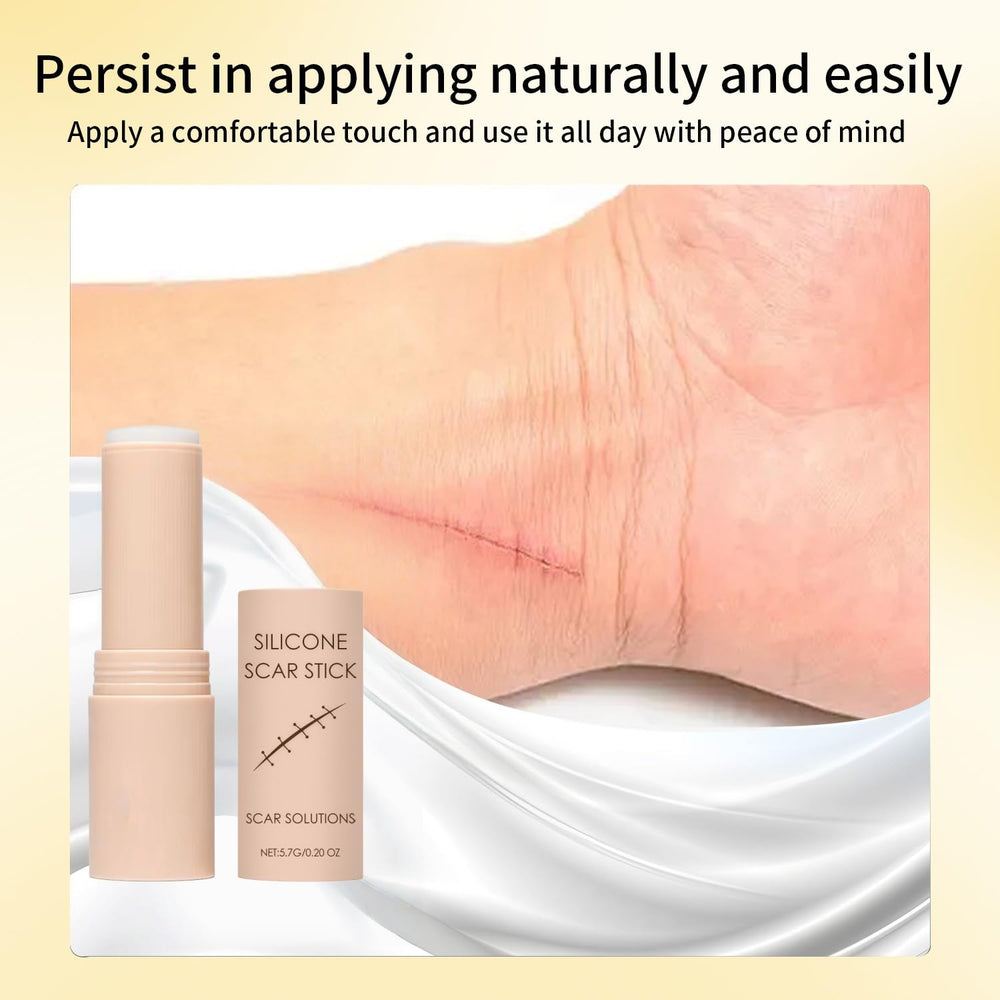 ZanDVRum Scar Solutions Stick hydrates skin during application.
