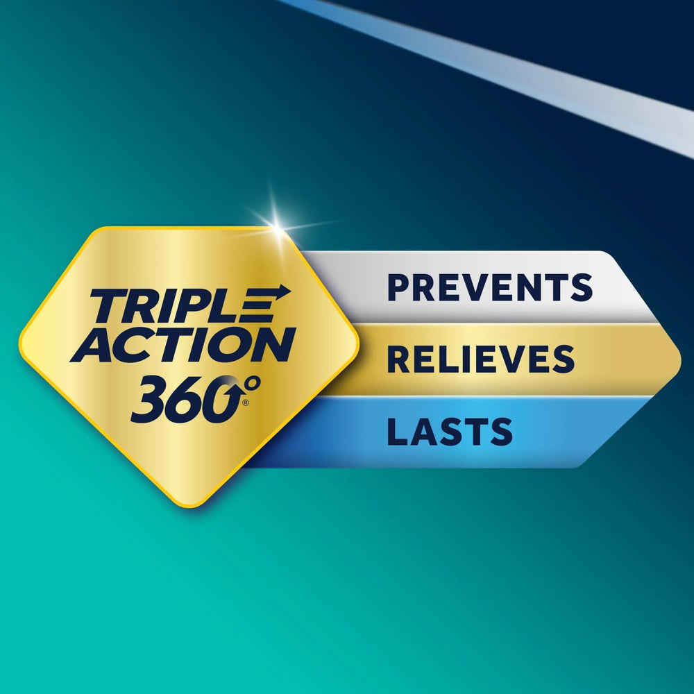 Zantac 360 bottle on a kitchen counter ready for daily prevention