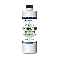 Hemp oil being poured onto a salad