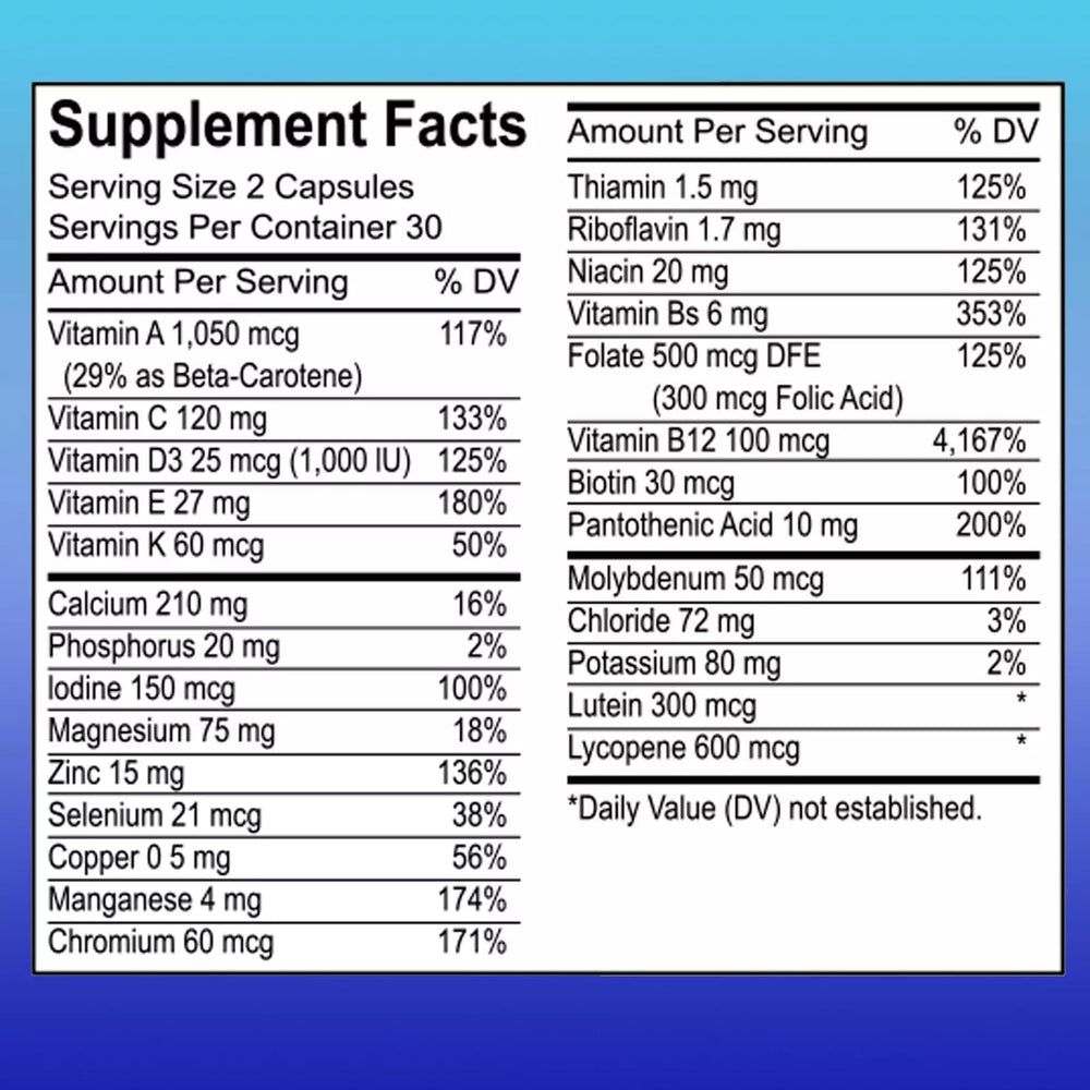 Non-GMO label on ZAYMAN Minis Multivitamin for Men 50+