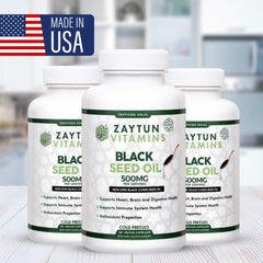 Halal certified Black Seed Oil by Zaytun Vitamins