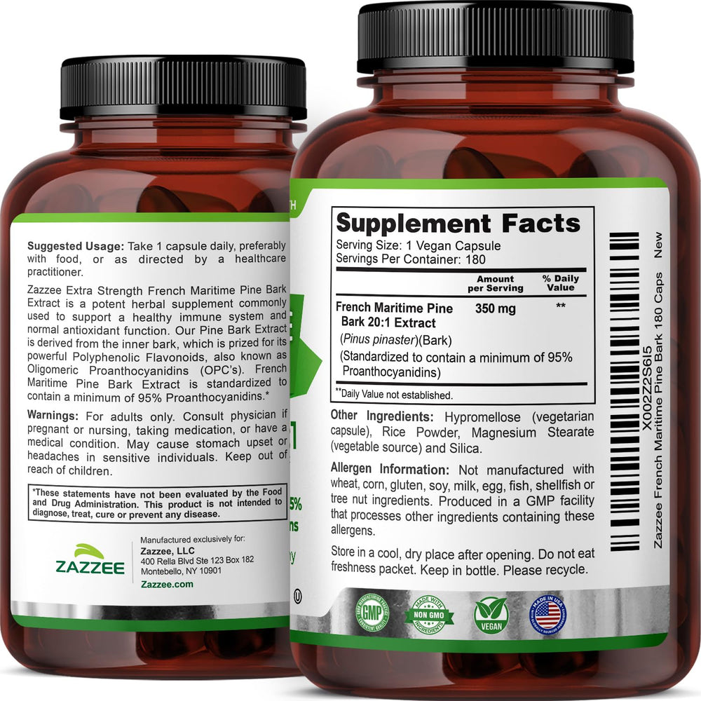 180 capsules per bottle highlighting 6-month supply