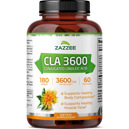 Zazzee CLA 3600 bottle – front view