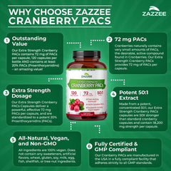 Vegan and non-GMO Cranberry PACs capsule