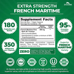 Extra strength 20x extract with 350 mg per capsule