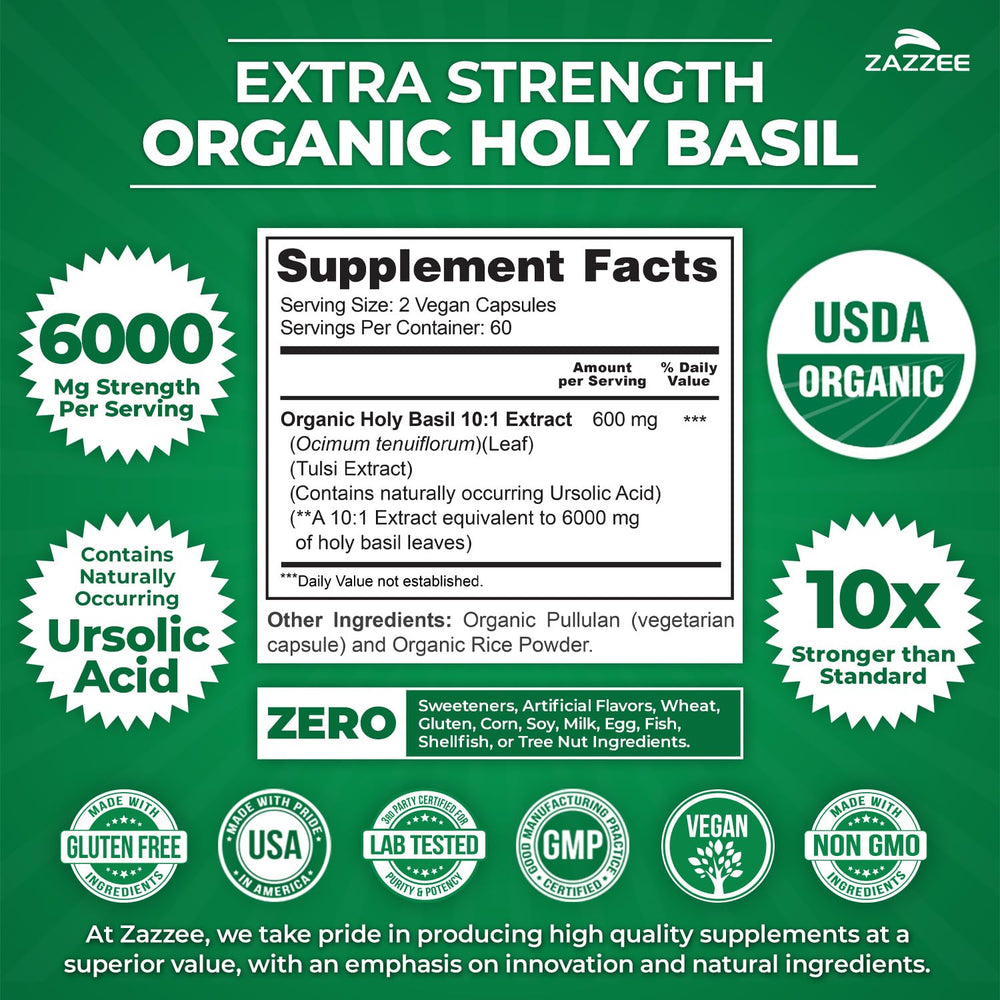 Product label showing 6000 mg 10:1 extract