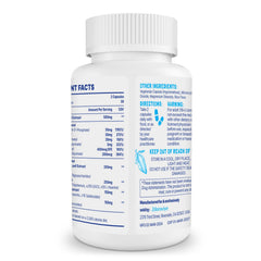Close-up label showing 500mg Mucuna Pruriens extract 40% L-DOPA