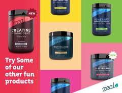 3rd-party lab tested label on Zeal Creatine