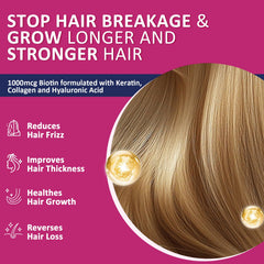 Biotin, zinc, vitamin A, B6 and B12 ingredients