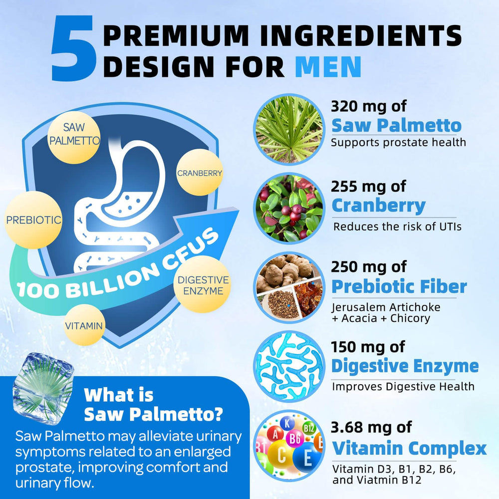 Probiotic prebiotics and digestive enzyme blend