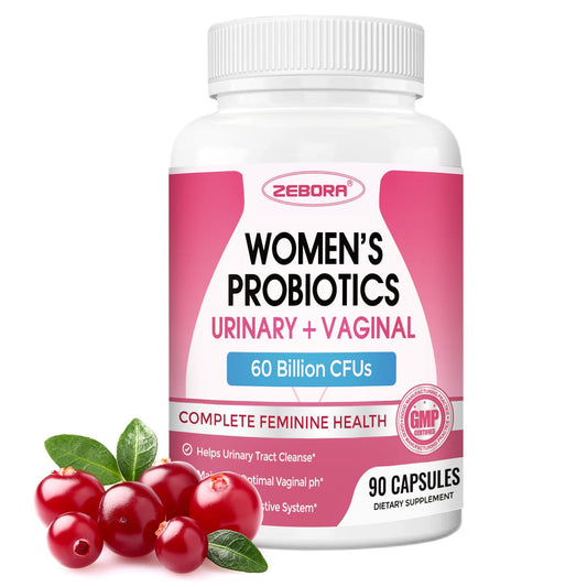 ZEBORA Probiotics for Women bottle with capsules
