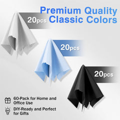 Reusable and washable cleaning cloths in bulk pack