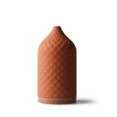 ZEIGGA LAB 120ml ceramic essential oil diffuser with terracotta finish