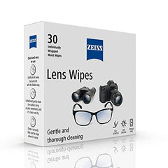 Wipes being used on coated optics including camera lenses and sunglasses