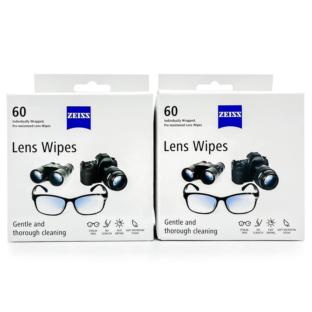 ZEISS Lens Cleaning Wipes 120-Pack packaging