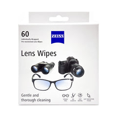 Individually wrapped ZEISS lens wipes for on-the-go