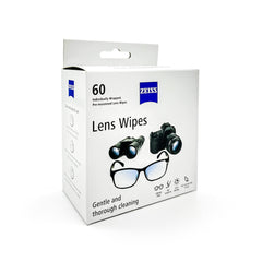 Wipe being used to clean eyeglasses