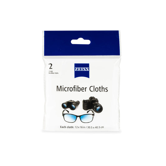 ZEISS MicroFiber Cloth Jumbo Size – Pack of 2 front view