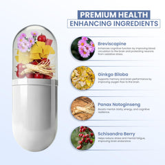 Ginkgo Biloba leaves used in IQ+ Brain formula
