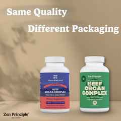 Zen Principle beef heart capsules rich in nutrients for everyday vitality.