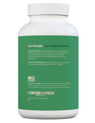 Zen Principle beef pancreas capsules offer B vitamins for steady energy.