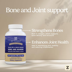 Nutrition and ingredients highlights on Zen Principle bone marrow supplement