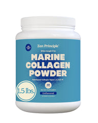 Zen Principle Marine Collagen Peptides Powder 1.5 lb - wild-caught