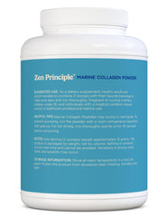 Hydrolyzed Type 1 and 3 marine collagen label