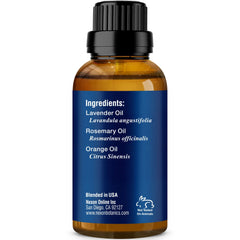 Relaxing aromatherapy setup with diffuser and Zen Sleep bottle