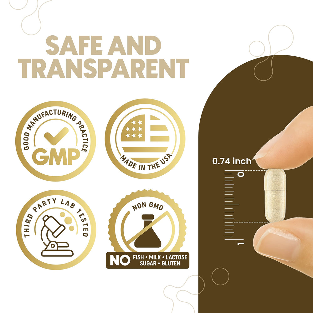 270 capsules bottle for 9-month supply