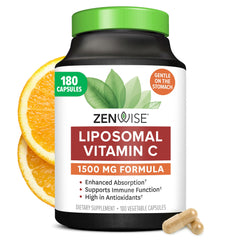 Zenwise Health liposomal Vitamin C 1500mg bottle and label