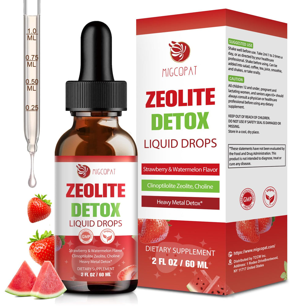 Zeolite Detox Drops 60ml bottle hero image