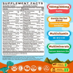 Gummies with vitamins B12, B6, D3, C and minerals
