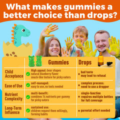 Sugar-free vegan gummies ready to chew