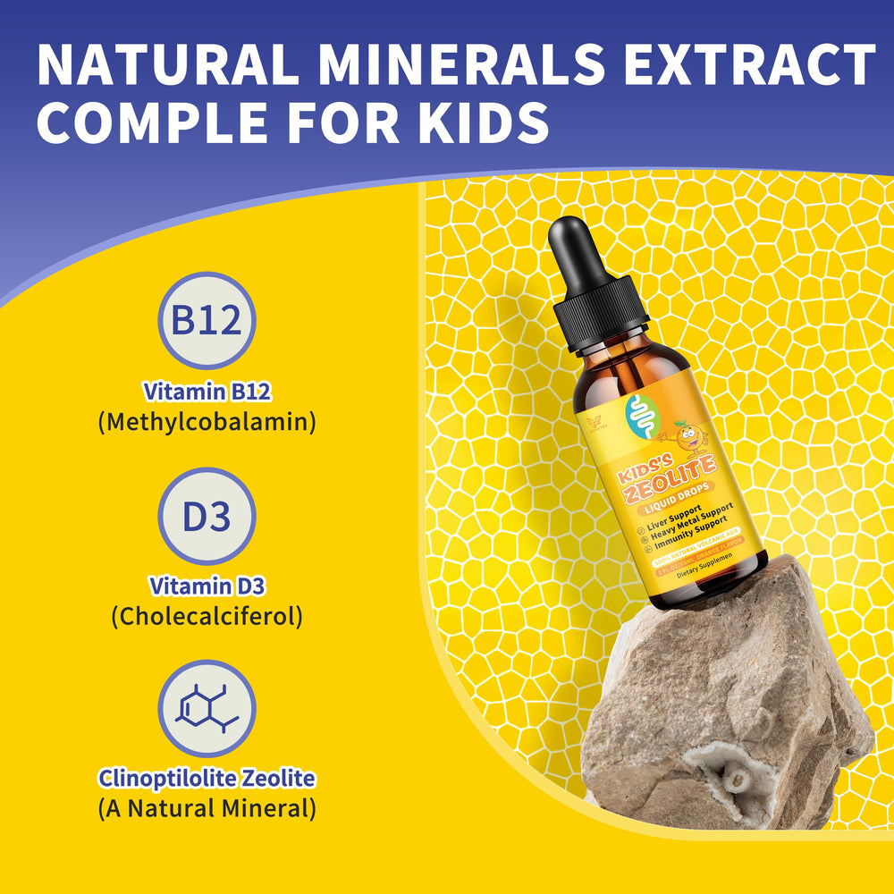 Dosage illustration for Zeolite Drops for Kids (2 ml) orange flavor