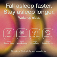 Non-habit forming natural sleep support packaging