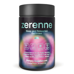 ZERENNE Sleep & Relaxation Gummies bottle 60 count, 9.6 oz