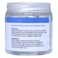Reusable glass jar packaging for zero-waste toothpaste tablets